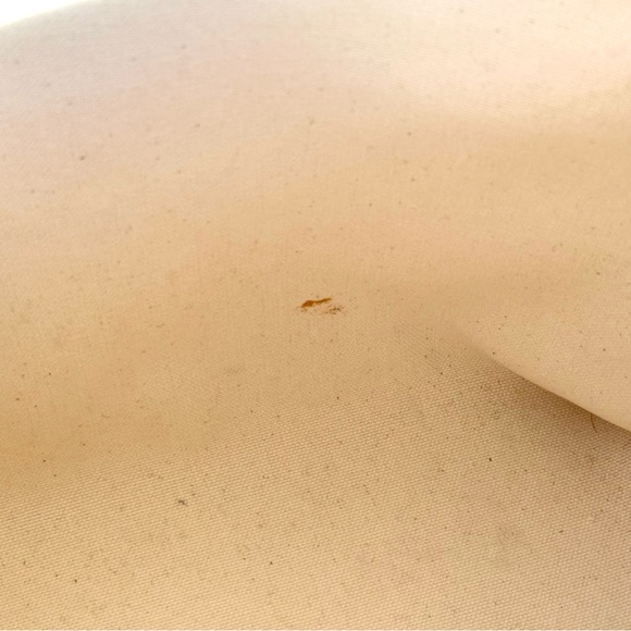 CELINE Horizontal Cabas Tote Hand Bag, Canvas Calf Skin, White, DISCONTINUED - Picture 10 of 16